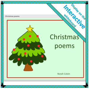 Christmas poems – readilearn