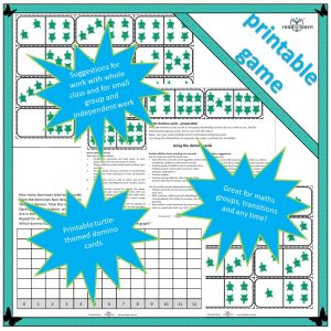 Turtle domino cards – readilearn